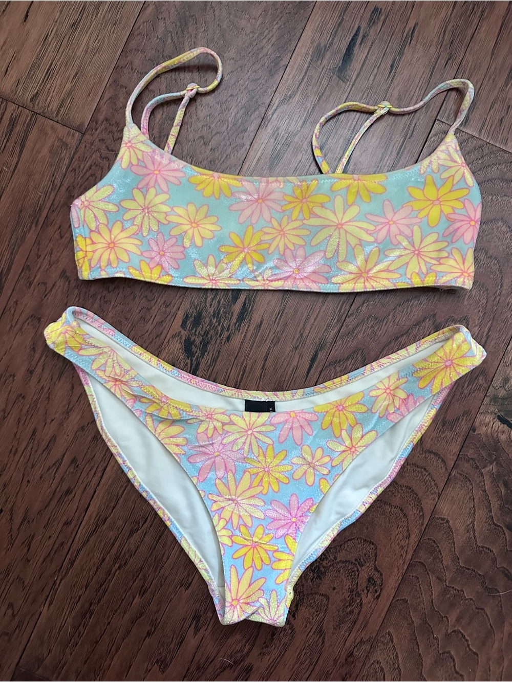 Triangl | Mica - Sky Floral Velvet